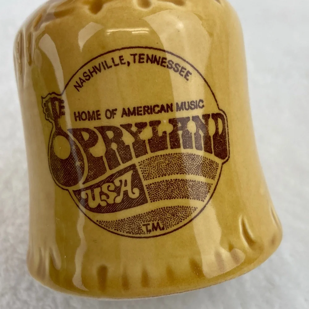 VTG Opryland Nashville Tan Owl Bell 4.25” Japan
